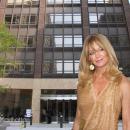 Goldie Hawn checks an apartment at The Sheffield in NYC