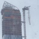 Crane of One57 Collapsed Hurricane Sandy
