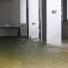 Flooded Building after Hurricane Sandy hit New York