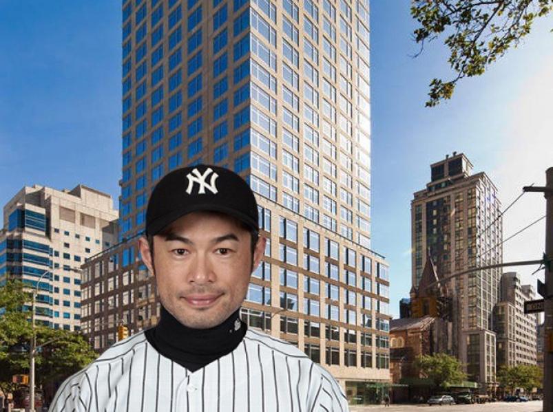 Inchiro Suzuki yankees player new apartment at the laurel