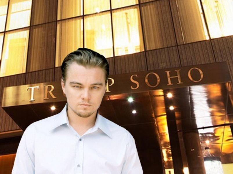 Leonardo DiCaprio Movie Shooting at Trump Soho in NYC