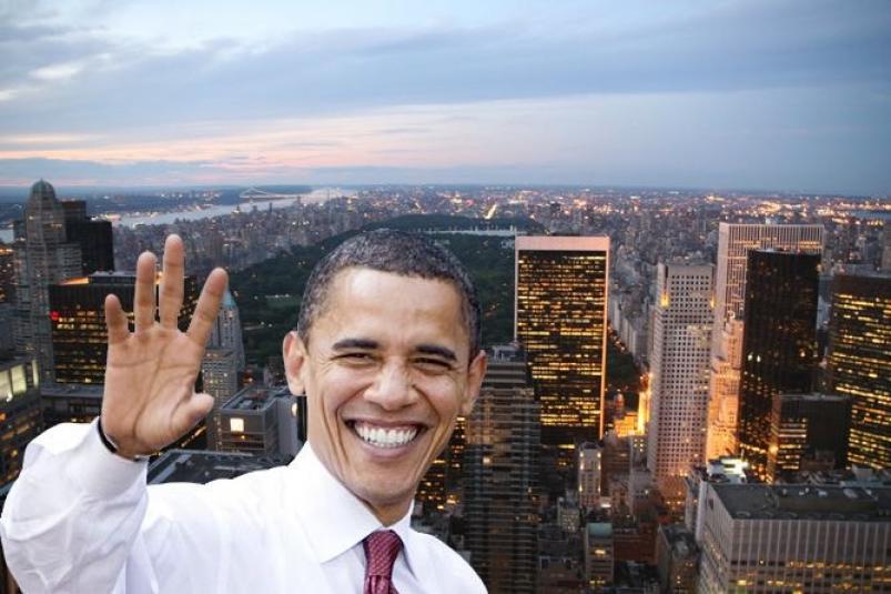 Obama Visits NYC After Hurricane Sandy
